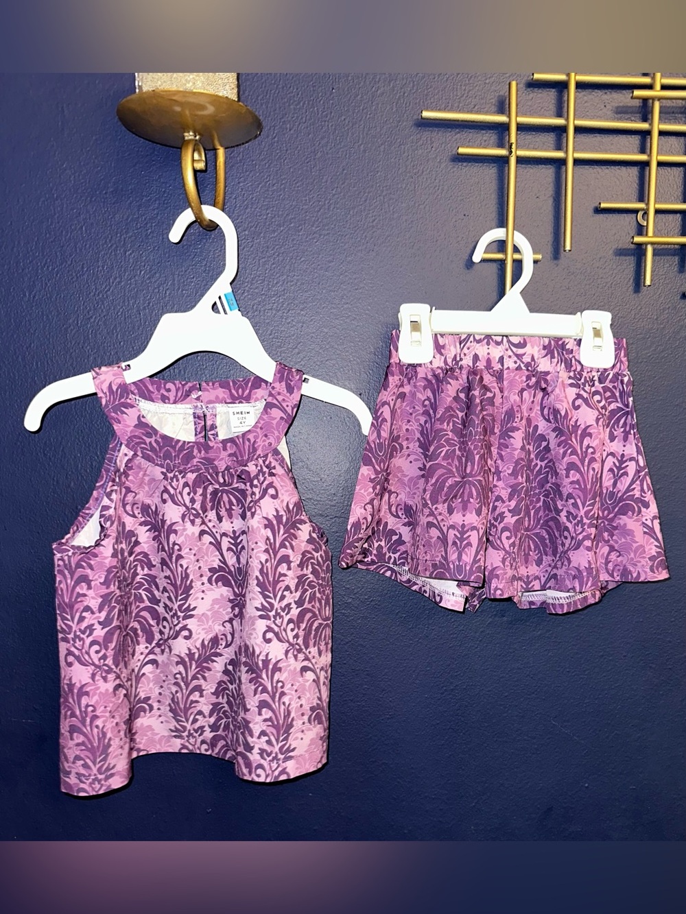 SHEIN kids Top & Shorts Set size 4y